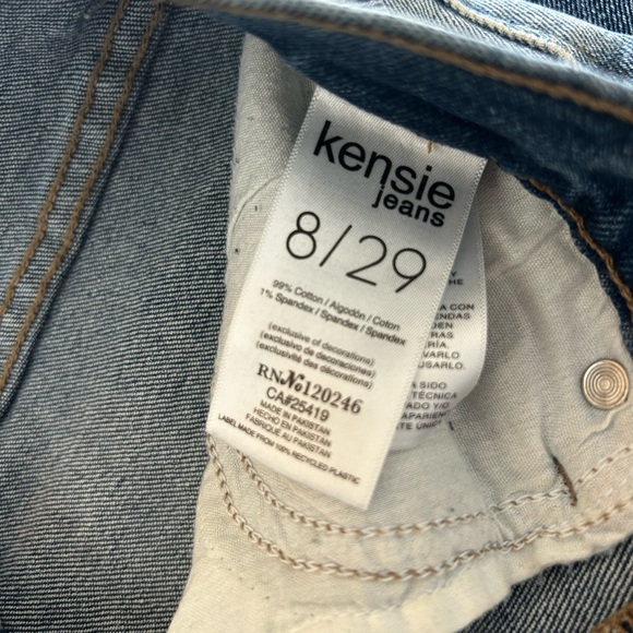 Kensie Jeans “The Kaya” Vintage Luxe High Rise Wide Leg – Size 8/29 - Picture 5 of 6